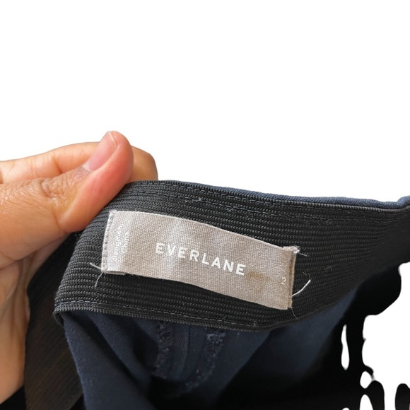 Everlane Pants Womens Navy Blue Stretchy Office Skinny Pants Size Small - Picture 6 of 6